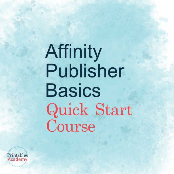 Affinity Publisher Basics